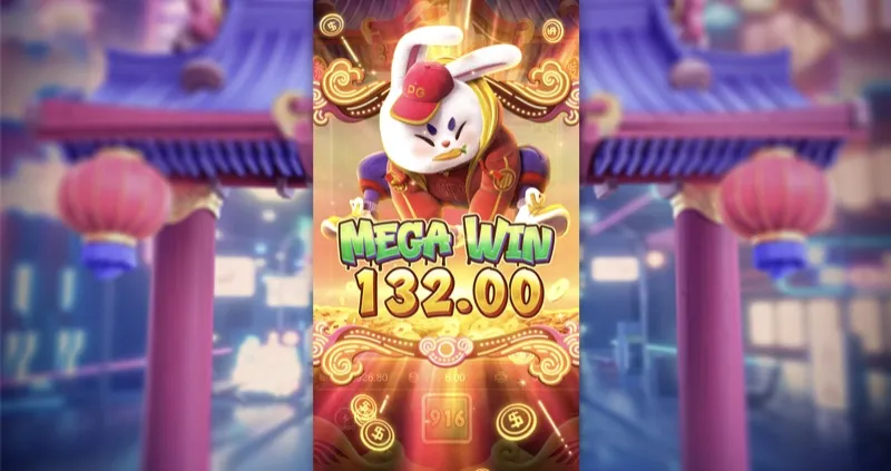 Fortune Rabbit multiplicador ativo — recurso bônus do slot PG Soft